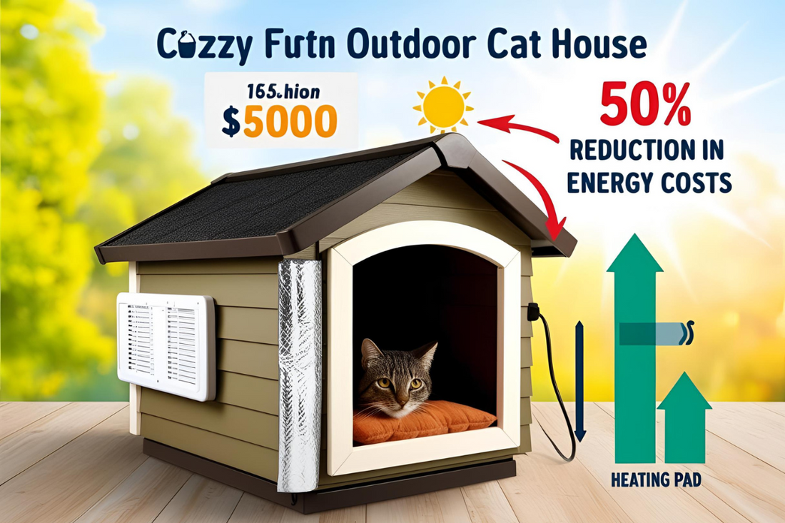 Keep Outdoor Cats Warm & Save 50% on Energy Costs